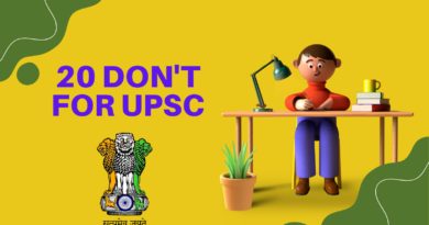 20 don't for upsc