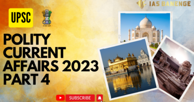 Polity and Governance Current Affairs for UPSC 2023