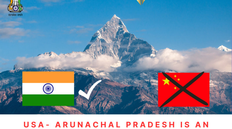Arunachal Pradesh is an integral part of India