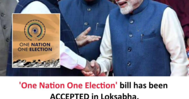 **"One Nation, One Election Bill: Passed in Lok Sabha with 269 Votes, But Falls Short of Two-Thirds Majority"**