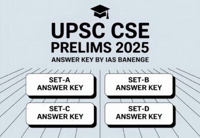 Answer Key (Paper 1 – GS)