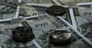 close up of indian money
